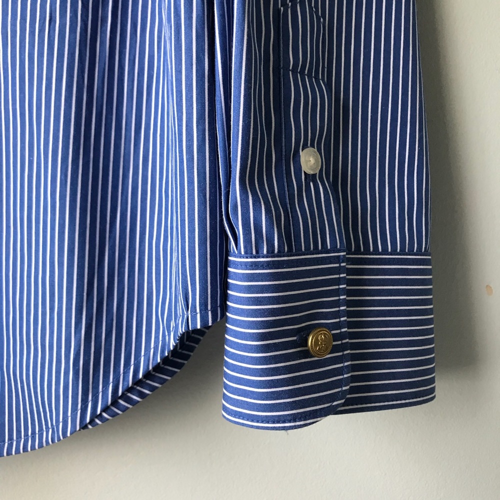 Pin Stripe Ralph Lauren Button Down - Picture 5 of 6